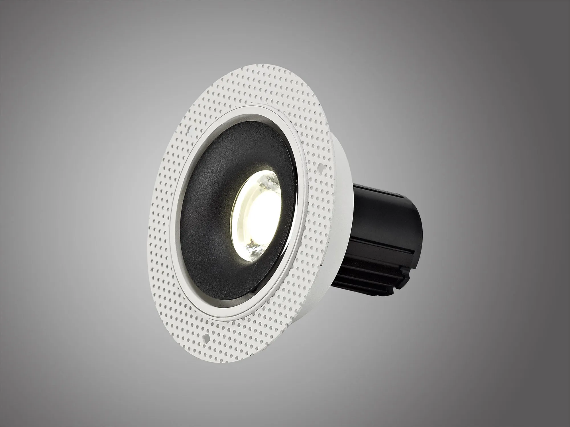 Bolor T 10 Tridonic Powered 10W 4000K 810lm 36° CRI>90 LED Engine White/Black Trimless Fixed Recessed Spotlight, IP20 DM201098  Dlux Bolor T 10